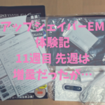 VアップシェイパーEMS体験記11週目 先週は増量だったが…