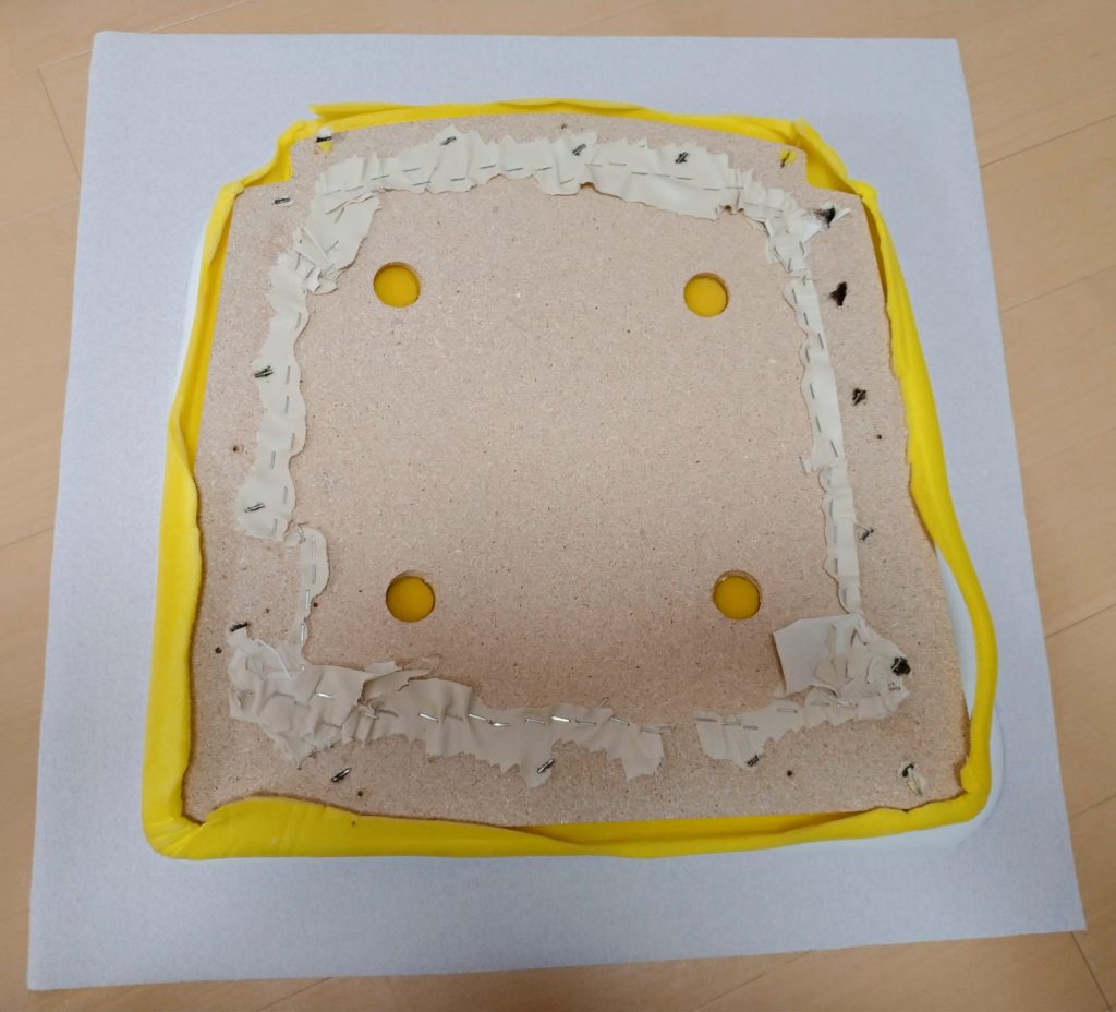 イスの座面仮あわせ