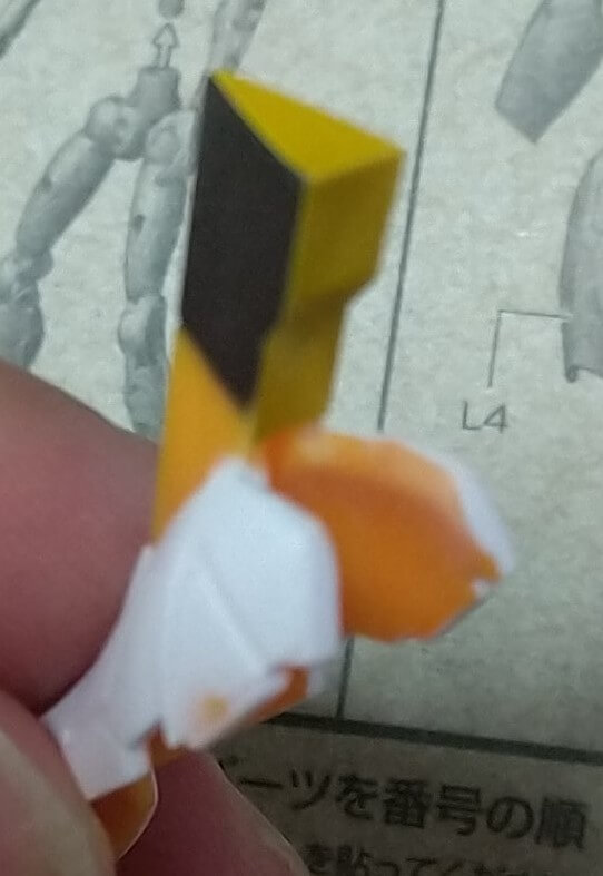 EVA-FRAME05エヴァンゲリオン零号機(改)アーマーセットシールはり方