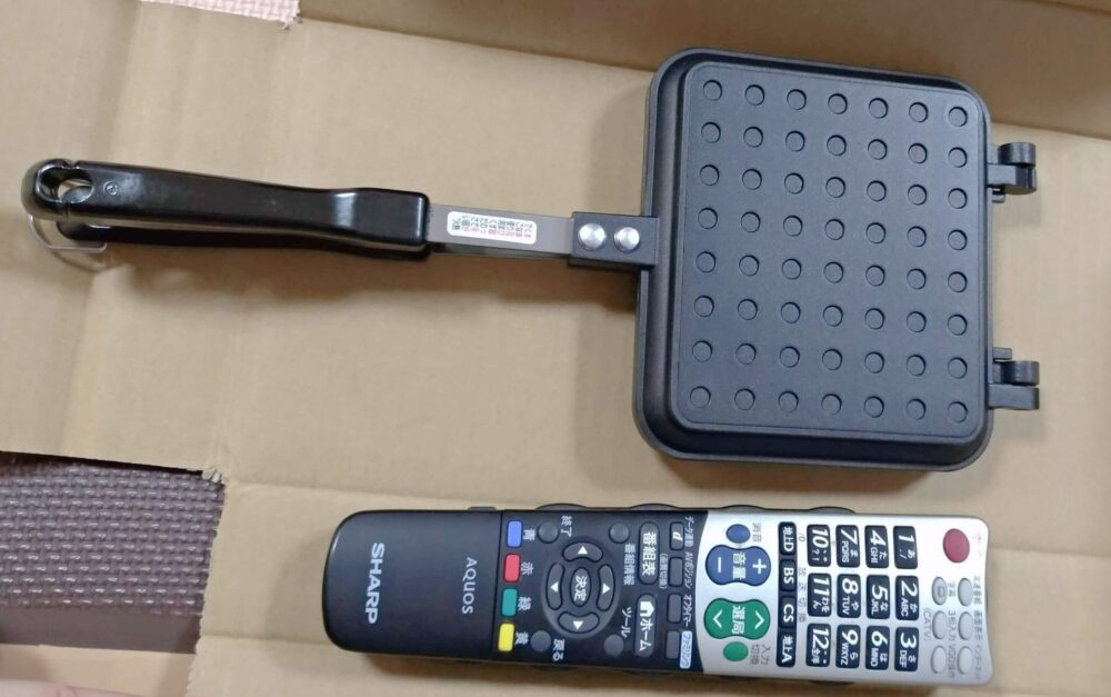 ホットサンドメーカーの大きさ