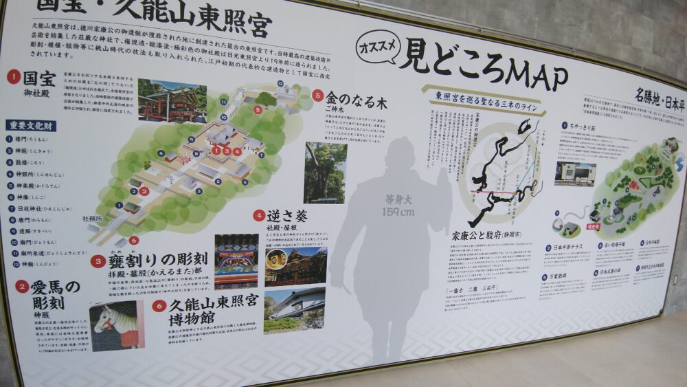 久能山東照宮　見どころMAP