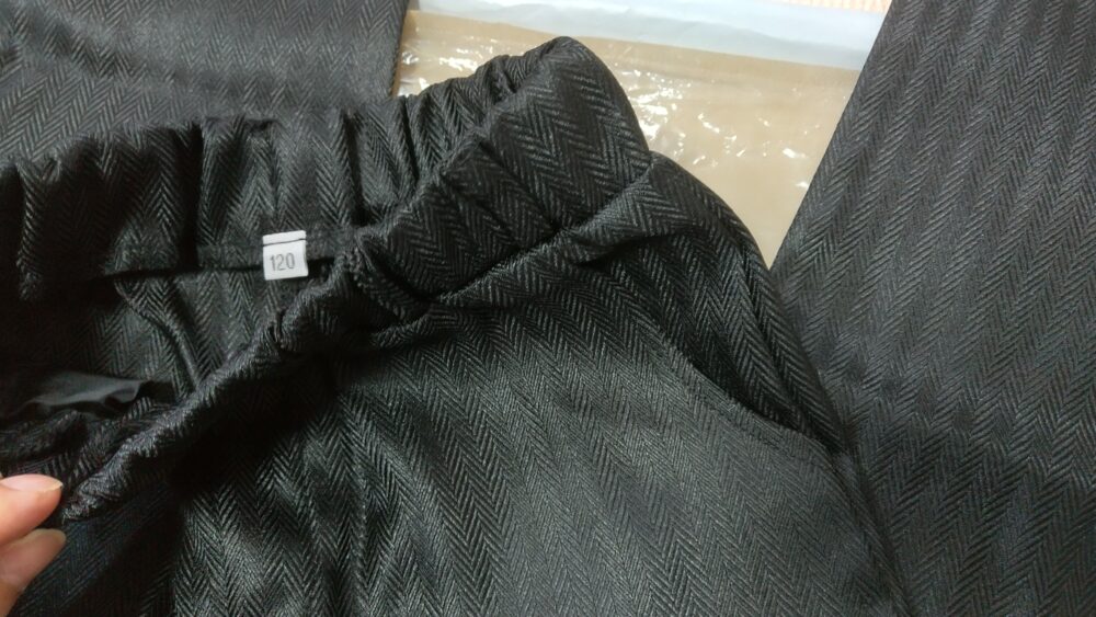 小学校入学式用子ども服_ズボンゴム